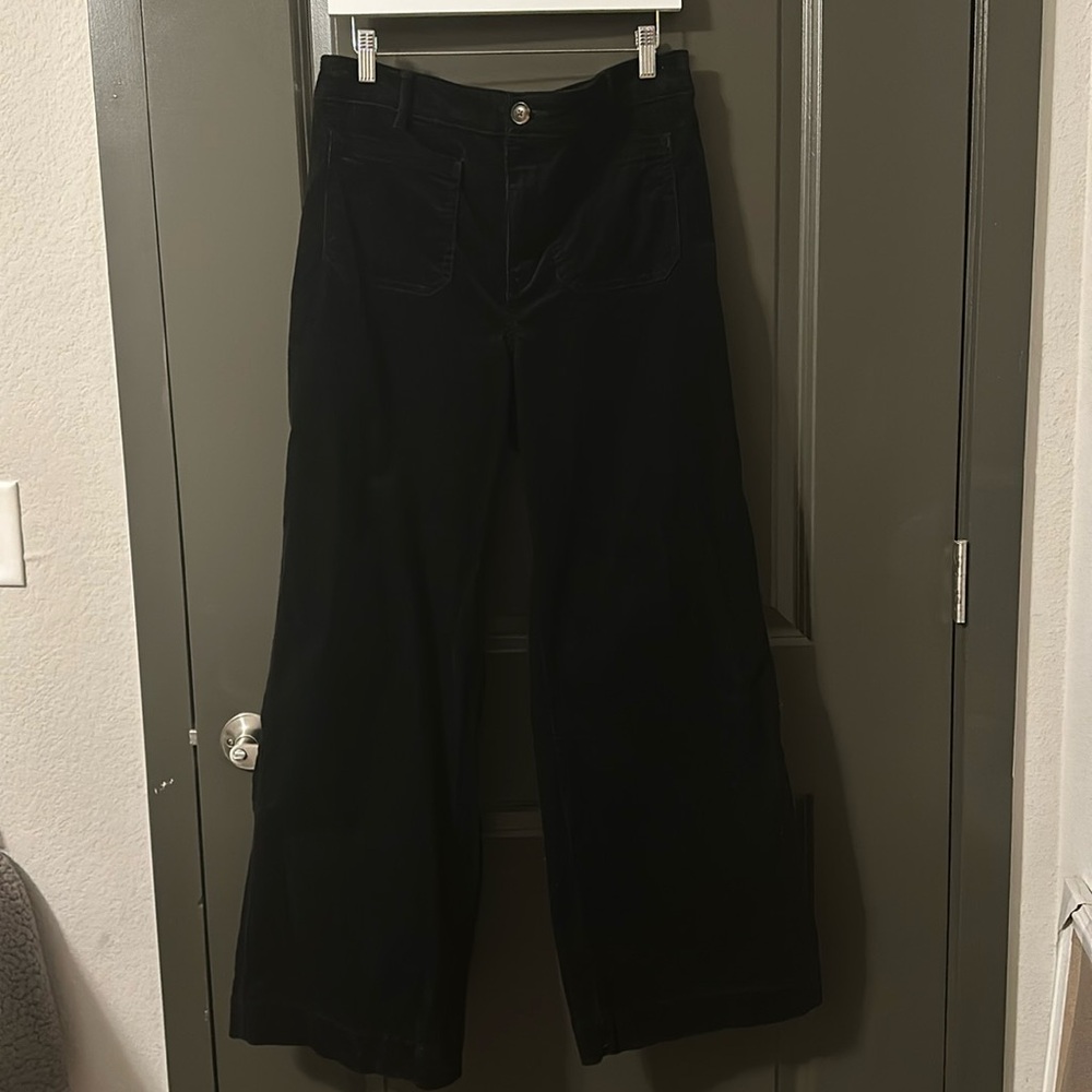 Loft wide leg cord in black size 12